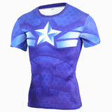 Rashgard Black Panther 3D T Shirt Men Compression Shirt Anime T-Shirt MMA Rashguard Bodybuilding Men Fitness Marvels Tshirt