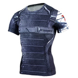 Rashgard Black Panther 3D T Shirt Men Compression Shirt Anime T-Shirt MMA Rashguard Bodybuilding Men Fitness Marvels Tshirt