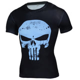 Rashgard Black Panther 3D T Shirt Men Compression Shirt Anime T-Shirt MMA Rashguard Bodybuilding Men Fitness Marvels Tshirt