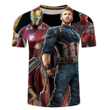 Marvel Avengers 3 Thanos 3d Compression Short Sleeve T-Shirt Men New Fashion Summer Men T Shirt Funny Fitness Shirt Tops & Tees