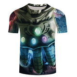 Marvel Avengers 3 Thanos 3d Compression Short Sleeve T-Shirt Men New Fashion Summer Men T Shirt Funny Fitness Shirt Tops & Tees