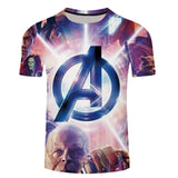 Marvel Avengers 3 Thanos 3d Compression Short Sleeve T-Shirt Men New Fashion Summer Men T Shirt Funny Fitness Shirt Tops & Tees