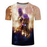 Marvel Avengers 3 Thanos 3d Compression Short Sleeve T-Shirt Men New Fashion Summer Men T Shirt Funny Fitness Shirt Tops & Tees