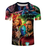 Marvel Avengers 3 Thanos 3d Compression Short Sleeve T-Shirt Men New Fashion Summer Men T Shirt Funny Fitness Shirt Tops & Tees
