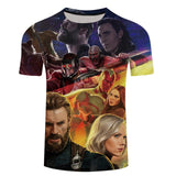 Marvel Avengers 3 Thanos 3d Compression Short Sleeve T-Shirt Men New Fashion Summer Men T Shirt Funny Fitness Shirt Tops & Tees