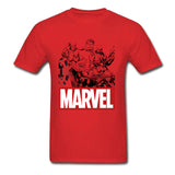 Newest Men Top Grey T-shirts Hulk Marvel Clothes Crew Neck Tshirt Short Sleeve 100% Cotton T Shirts Superheroes Tops & Tees