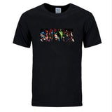 New Fashion Marvel Short Sleeve T-shirt Men Superhero print t shirt O-neck comic Marvel shirts tops men clothes Tee
