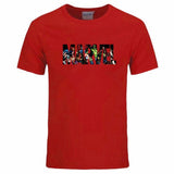 New Fashion Marvel Short Sleeve T-shirt Men Superhero print t shirt O-neck comic Marvel shirts tops men clothes Tee