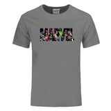 New Fashion Marvel Short Sleeve T-shirt Men Superhero print t shirt O-neck comic Marvel shirts tops men clothes Tee