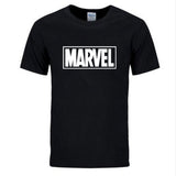 New Fashion Marvel Short Sleeve T-shirt Men Superhero print t shirt O-neck comic Marvel shirts tops men clothes Tee