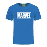 New Fashion Marvel Short Sleeve T-shirt Men Superhero print t shirt O-neck comic Marvel shirts tops men clothes Tee