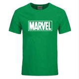 New Fashion Marvel Short Sleeve T-shirt Men Superhero print t shirt O-neck comic Marvel shirts tops men clothes Tee