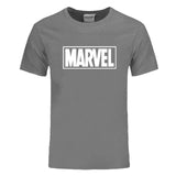 New Fashion Marvel Short Sleeve T-shirt Men Superhero print t shirt O-neck comic Marvel shirts tops men clothes Tee