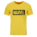 New Fashion Marvel Short Sleeve T-shirt Men Superhero print t shirt O-neck comic Marvel shirts tops men clothes Tee