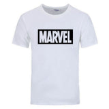 New Fashion Marvel Short Sleeve T-shirt Men Superhero print t shirt O-neck comic Marvel shirts tops men clothes Tee
