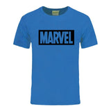 New Fashion Marvel Short Sleeve T-shirt Men Superhero print t shirt O-neck comic Marvel shirts tops men clothes Tee