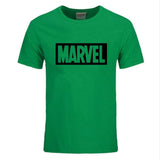 New Fashion Marvel Short Sleeve T-shirt Men Superhero print t shirt O-neck comic Marvel shirts tops men clothes Tee