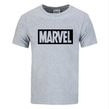 New Fashion Marvel Short Sleeve T-shirt Men Superhero print t shirt O-neck comic Marvel shirts tops men clothes Tee