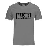 New Fashion Marvel Short Sleeve T-shirt Men Superhero print t shirt O-neck comic Marvel shirts tops men clothes Tee