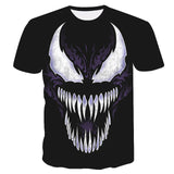 New venom T-shirt Marvel fashion casual short-sleeved shirt Men and women fashion trend youth cool T-shirt men casual t-shirt