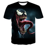 New venom T-shirt Marvel fashion casual short-sleeved shirt Men and women fashion trend youth cool T-shirt men casual t-shirt