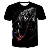 New venom T-shirt Marvel fashion casual short-sleeved shirt Men and women fashion trend youth cool T-shirt men casual t-shirt