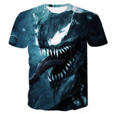 New venom T-shirt Marvel fashion casual short-sleeved shirt Men and women fashion trend youth cool T-shirt men casual t-shirt