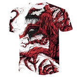New venom T-shirt Marvel fashion casual short-sleeved shirt Men and women fashion trend youth cool T-shirt men casual t-shirt