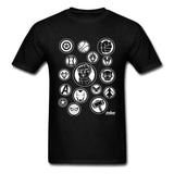 Tshirt Men Avengers Infinity War T Shirt Fashion Thanos Gauntlet Collector T-shirt Black Marvel Tops Tees Punk Clothes Spiderman