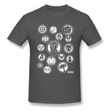Tshirt Men Avengers Infinity War T Shirt Fashion Thanos Gauntlet Collector T-shirt Black Marvel Tops Tees Punk Clothes Spiderman