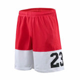 No.23 Black and White Basketball Shorts