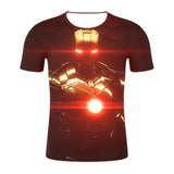 Men T Shirt 2018 Avengers Logo Tshirt Infinity Symbol T-shirt 3D Metal Marvel Tops Captain Tees Fashion Superhero Clothes Venom