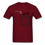 Pocket Deadpool Marvel T Shirt Game of Thrones Wilson Tshirts Mens Vintage Style Superman Starman Hero Comic T-Shirts Cool