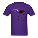 Pocket Deadpool Marvel T Shirt Game of Thrones Wilson Tshirts Mens Vintage Style Superman Starman Hero Comic T-Shirts Cool