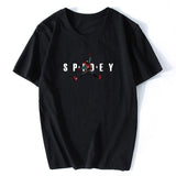 2019 Discount Spider Man Venom Top White T-shirts Crewneck Cotton Tops Shirt Men Tee Shirt Custom Marvel Spiderman Tshirt