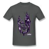 Powerful Thanos Tshirt Men Infinity War T Shirt USA Marvel Movie Hiphop Avengers 4 T-Shirt Endgame Hero Superman Cool
