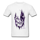 Powerful Thanos Tshirt Men Infinity War T Shirt USA Marvel Movie Hiphop Avengers 4 T-Shirt Endgame Hero Superman Cool
