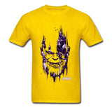 Powerful Thanos Tshirt Men Infinity War T Shirt USA Marvel Movie Hiphop Avengers 4 T-Shirt Endgame Hero Superman Cool