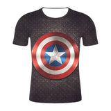 New Summer Marvel Avengers 3D Printed Ironman T Shirt Men Compression Crossfit Short Sleeve Men T-Shirt Fashion Fitness Clothing