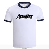 2018 New Fashion Brand MARVEL tees AVENGERS INFINITY WAR T-Shirt Men Cotton Short Sleeves Casual Male Tshirt Marvel T shirts Men