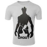 2019 Guardians of the Galaxy Groot unny tee cute t shirts homme men 100% cotton cool tshirt summer Marvel t-shirt Tops