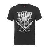 Officially Licensed Men's Marvel Thor Ragnarok Hammer Logo T-Shirt | Sizes S-XXL Fashion T-Shirts Slim Fit O-Neck