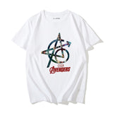 The Avengers T Shirt Women Marvel Spider-Man Iron Man 2019 New Style Tshirt Summer Short Sleeves Casual Clothers