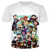 Marvel Avengers 4 kids 3d print tshirts baby boy cartoon tees ironman Spiderman cosplay child Girls t shirts Thanos Hulk tops