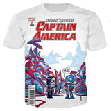 Marvel Avengers 4 kids 3d print tshirts baby boy cartoon tees ironman Spiderman cosplay child Girls t shirts Thanos Hulk tops