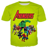 Marvel Avengers 4 kids 3d print tshirts baby boy cartoon tees ironman Spiderman cosplay child Girls t shirts Thanos Hulk tops