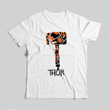 Men's Marvel Thor Ragnarok Hammer Logo T-Shirt | Sizes XS-XXXL Fashion T-Shirts Slim Fit O-Neck Shirt Summer Short Sleeves