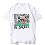 funny Men T Shirts Marvel Avengers Superheros print stan lee t shirt men vogue 100% cotton Casual Summer Unisex Top Tshirt homme