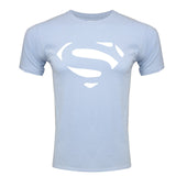 Comic LOGO Super Hero T Shirt Superman Batman Captain America the Flash Marvel Movie Men Cosplay T-Shirts superhero Geek Tee