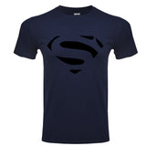 Comic LOGO Super Hero T Shirt Superman Batman Captain America the Flash Marvel Movie Men Cosplay T-Shirts superhero Geek Tee